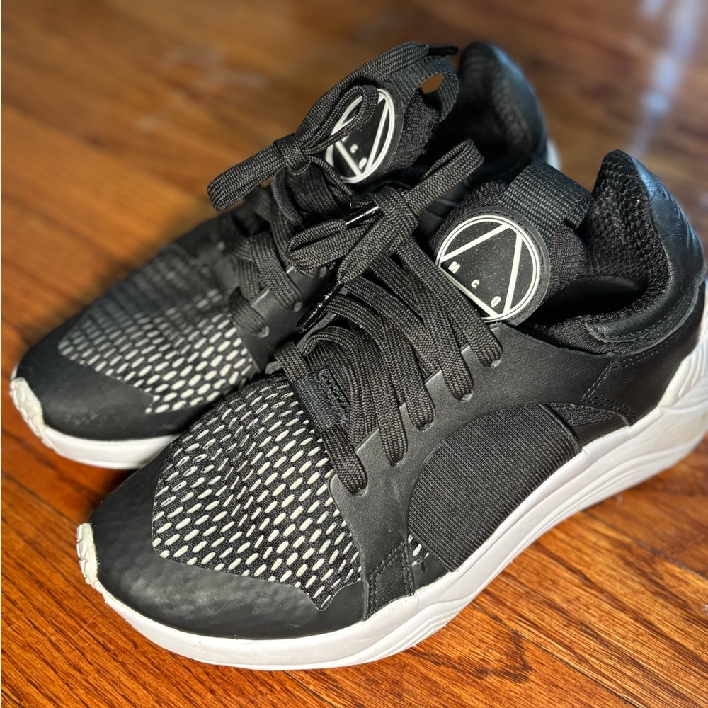 Alexander, McQueen Black and White Athletic Sneakers